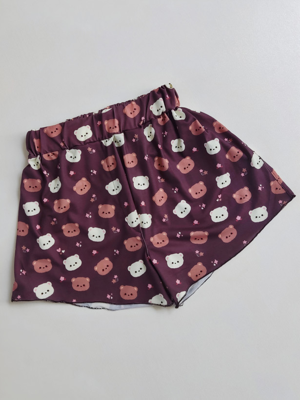 شلوارک فانتزی کوتاه پایین ژور دوزی ـ Women's Fantasy shorts
