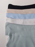 کراپ یقه قایقی (آف شولدر) آستین حلقه ای - Boat-neck (off-shoulder) crop with ring sleeves