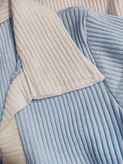 پولوشرت یقه نارنگ ساده - Women's plain polo shirt with a two-tone collar