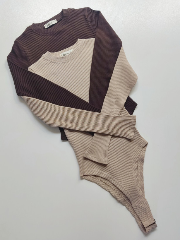 بادی آستین بلند یقه گرد ـ Long-sleeve crew-neck bodysuit