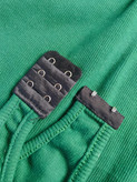 بادی نیم زیپ آستین فینگردار کبریتی ـ Half-zip bodysuit with thumbhole sleeves