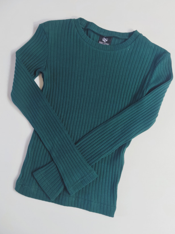 بلوز بافت آستین بلند - Long-sleeve knit blouse