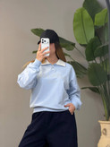 دورس باکسی یقه دار دو دکمه ـ Boxy-fit collared dors with two buttons